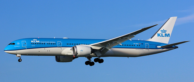 Boeing 787-9 Dreamliner KLM. Photos and description of the plane