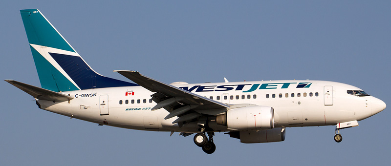 Boeing 737-600 WestJet. Photos and description of the plane