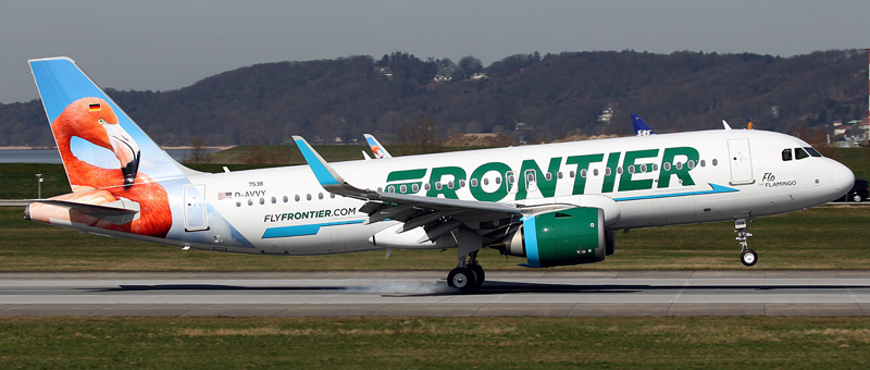 Airbus A320neo Frontier Airlines. Photos and description of the plane