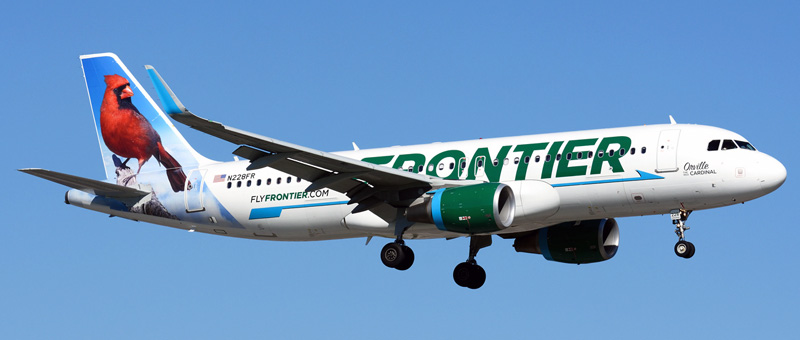 Airbus A320-200 Frontier Airlines. Photos and description of the plane