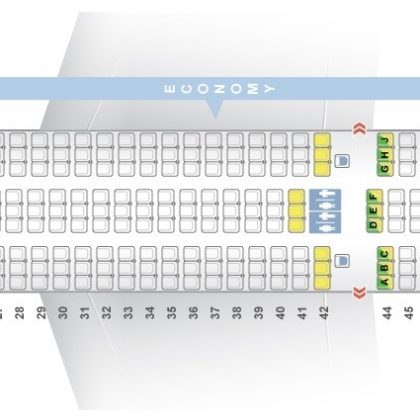 Seat map Boeing 777-200 British Airways. Best seats in plane