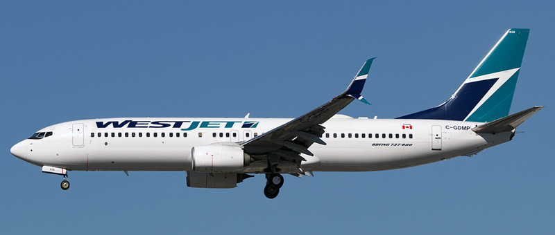 Boeing 737-800 WestJet. Photos and description of the plane