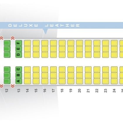 Seat map Boeing 767-300 Air Canada. Best seats in plane