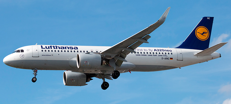 Airbus A320-200Neo Lufthansa. Photos and description of the plane