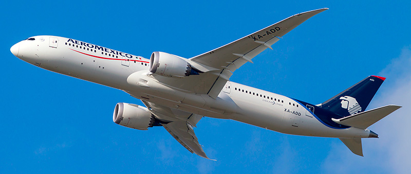 Boeing 787-9 Dreamliner Aeromexico. Photos and description of the plane