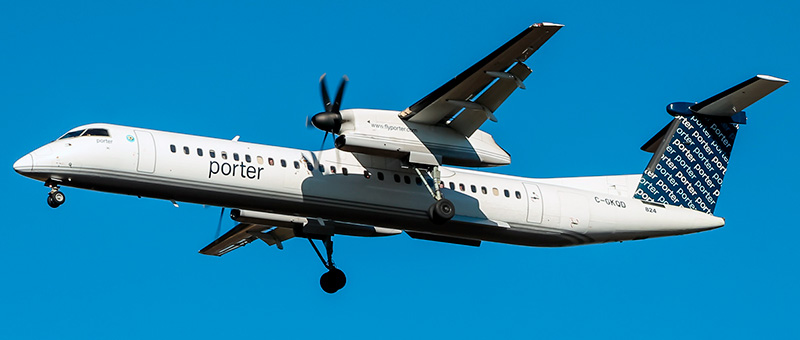 De Havilland Canada DHC-8-400 Porter Airlines. Photos and description of the plane