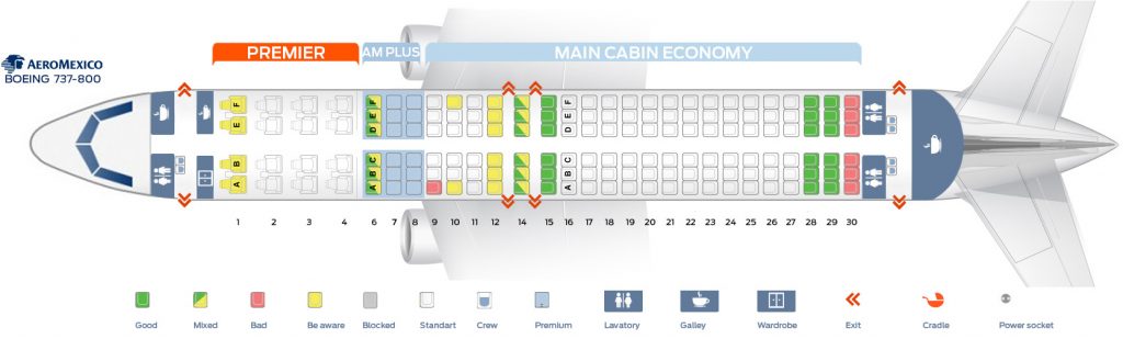 Boeing 737 800 турецкие авиалинии схема салона