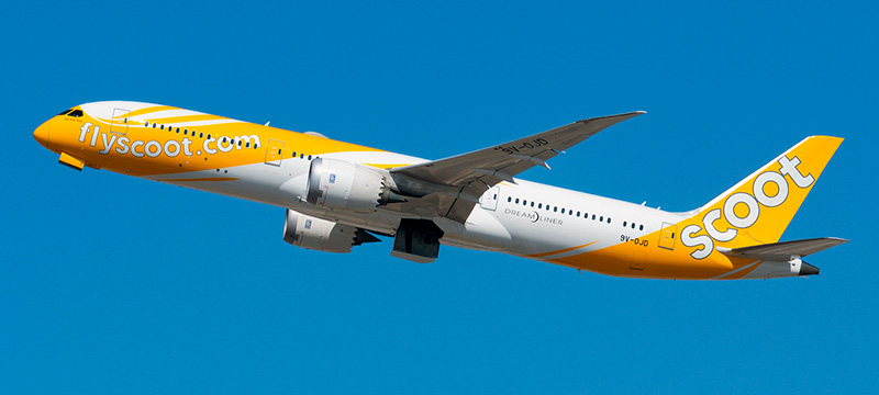 Boeing 787-9 Scoot Airlines. Photos and description of the plane