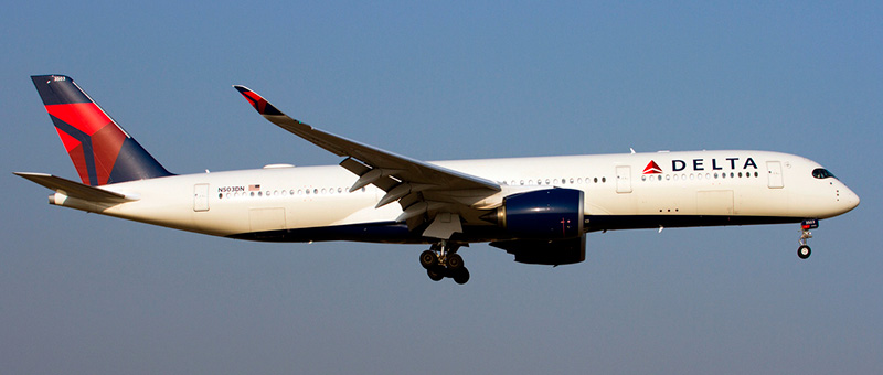 Airbus A350-900 Delta Airlines. Photos and description of the plane