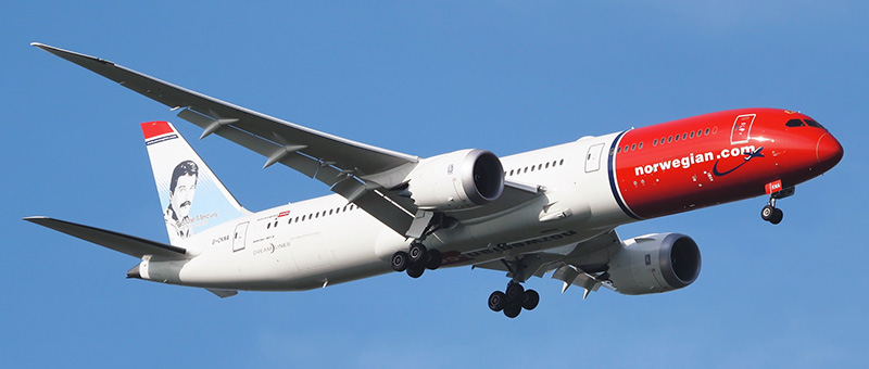 Boeing 787-9 Norwegian Air Shuttle. Photos and description of the plane