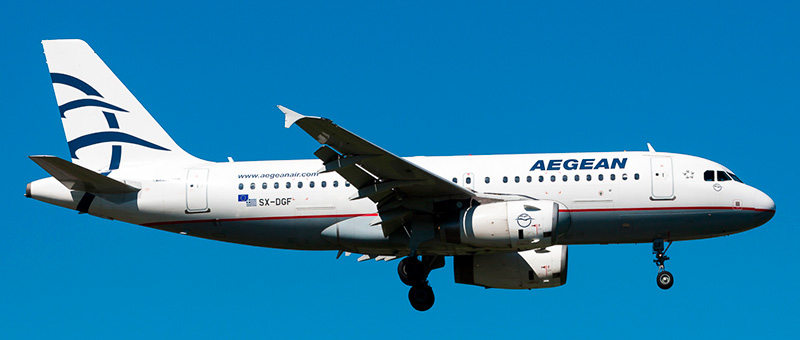 Airbus A319 Aegean Airlines. Photos and description of the plane