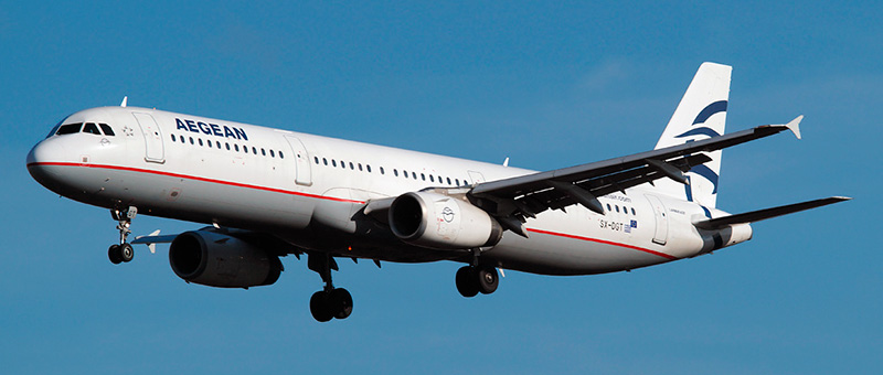 Airbus A321 Aegean Airlines. Photos and description of the plane