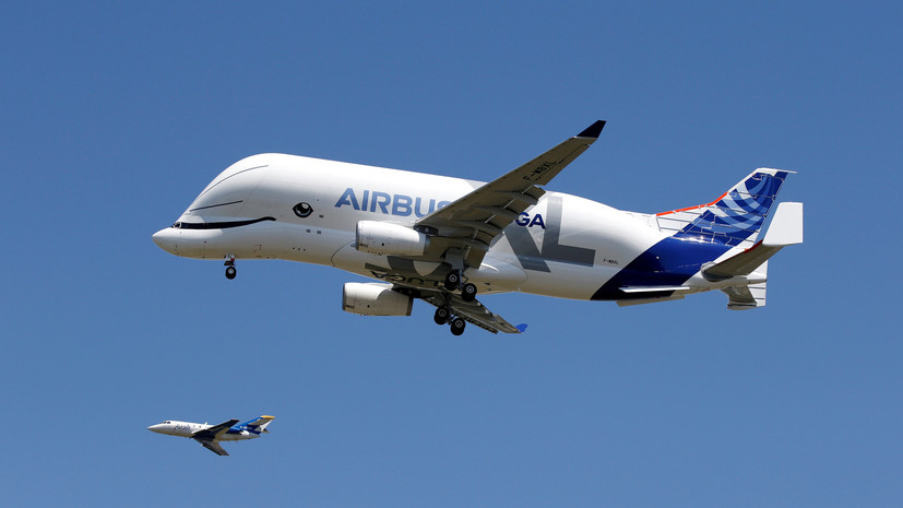 Airbus Company has shown flight of the new cargo airplane Beluga XL