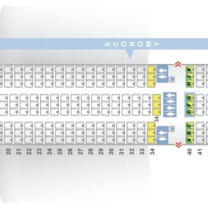 Seat map Boeing 737-800 Southwest Airlines. Best seats in plane