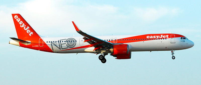 Airbus A321neo EasyJet. Photos and description of the plane