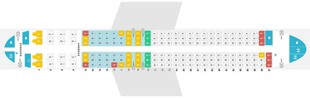 Boeing 737 Max Seating Plan Seat Map Boeing 737 Max 8 "Air Canada". Best Seats In The Plane