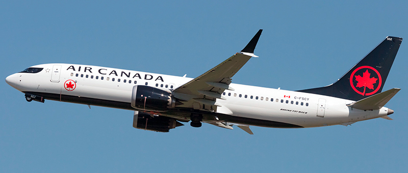 Seat map Boeing 737 MAX 8 “Air Canada”. Best seats in the plane