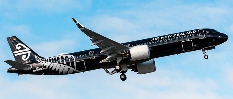 Airbus A321neo Air New Zealand. Photos and description of the plane