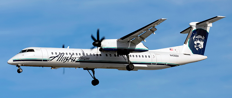 De Havilland Canada DHC-8-400 Alaska Airlines. Photos and description of the plane