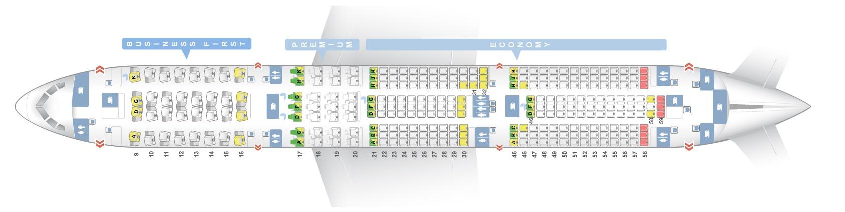 Seat Map Boeing 787 9 Dreamliner El Al Best Seats In The Plane