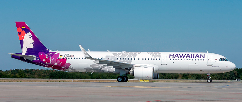 Airbus A321neo Hawaiian Airlines. Photos and description of the plane