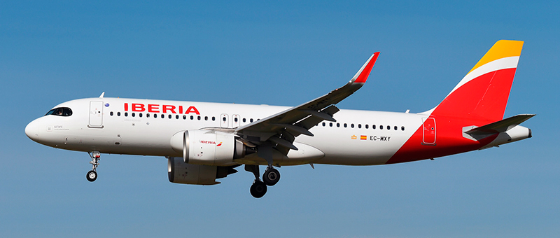 Airbus A320neo Iberia. Photos and description of the plane