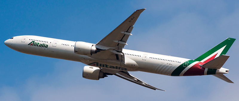 Boeing 777-300 Alitalia. Photos and description of the plane