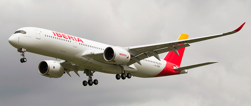 Airbus A350-900 Iberia. Photos and description of the plane