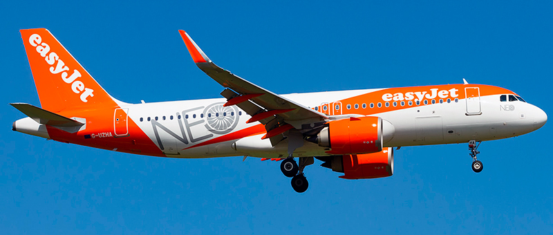 Airbus A320neo EasyJet. Photos and description of the plane