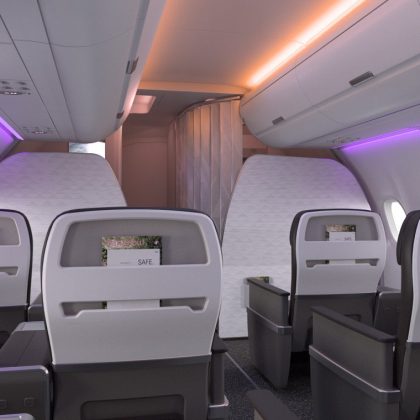 Seat map Airbus A321neo 