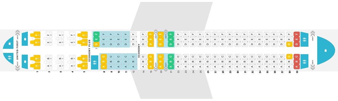 Seat Map Boeing 737 MAX 9 United Airlines Best Seats In The Plane