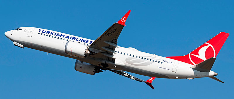 Boeing 737 MAX 8 Turkish Airlines. Photos and description of the plane