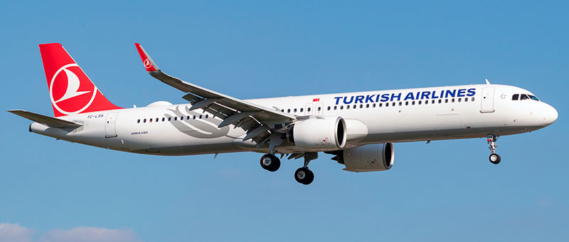 Airbus A321neo Turkish Airlines. Photos and description of the plane