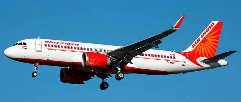 Airbus A320neo Air India. Photos and description of the plane