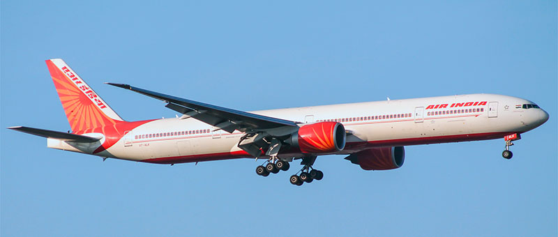 Boeing 777-300 Air India. Photos and description of the plane