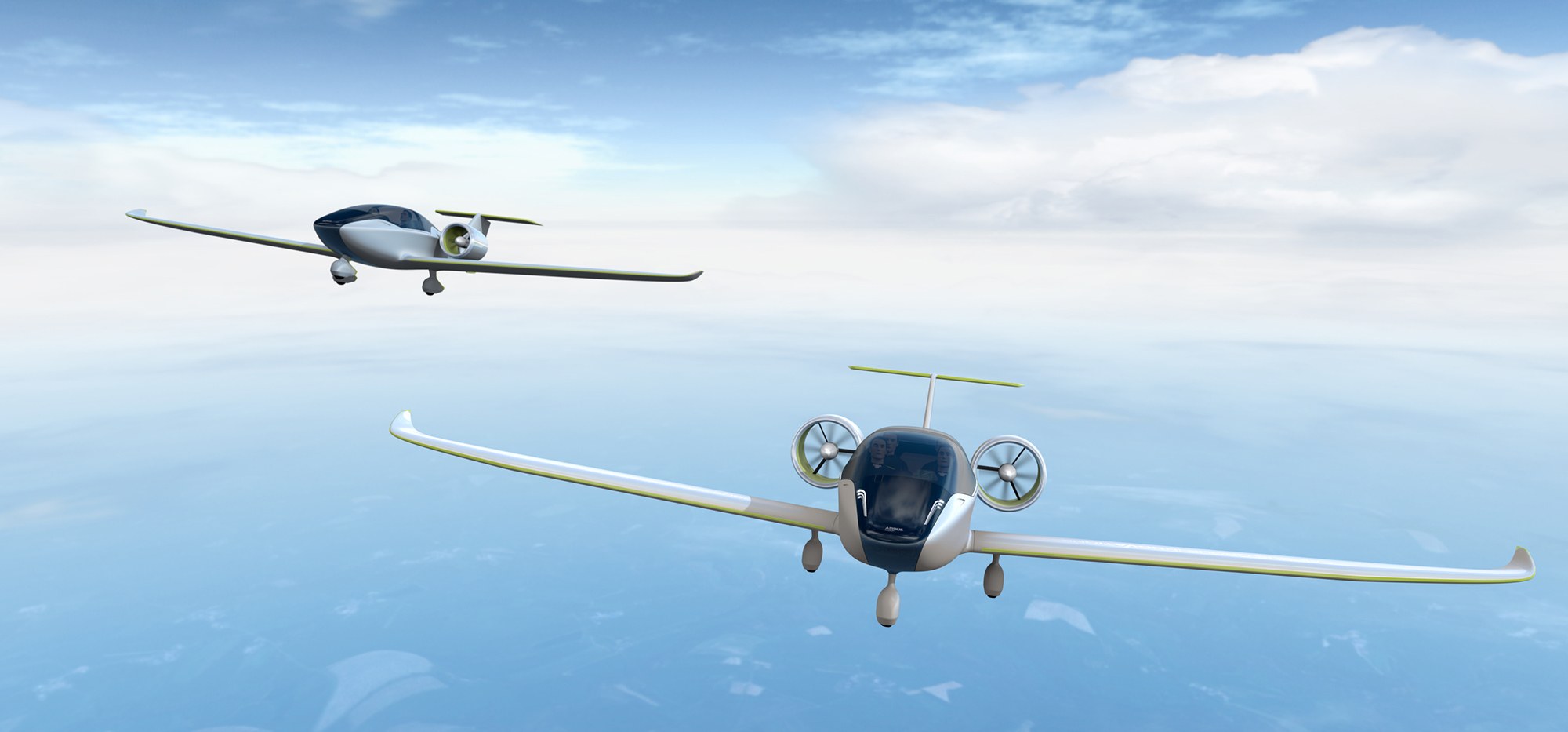 Airbus began to develop races of electric airplanes