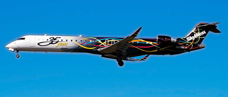 Seat map Bombardier CRJ-900 “SkyWest”. Best seats in the plane