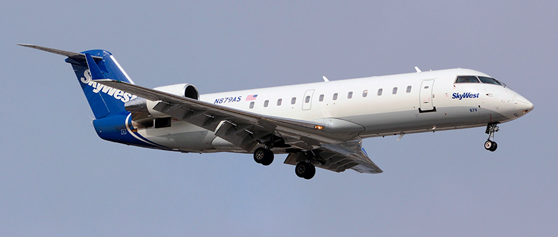 Bombardier CRJ-200 SkyWest. Photos and description of the plane