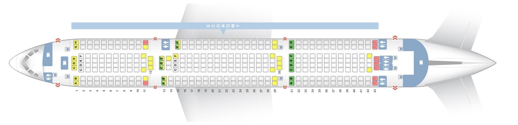 Boeing 763 Seat Map Seat Map Boeing 767-300 "Thomas Cook". Best Seats In The Plane