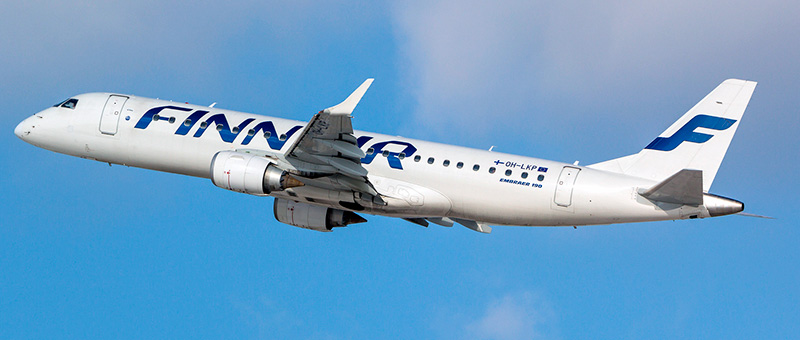 Seat map Embraer ERJ-190 “Finnair”. Best seats in the plane