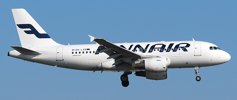 Airbus A319-100 Finnair. Photos and description of the plane