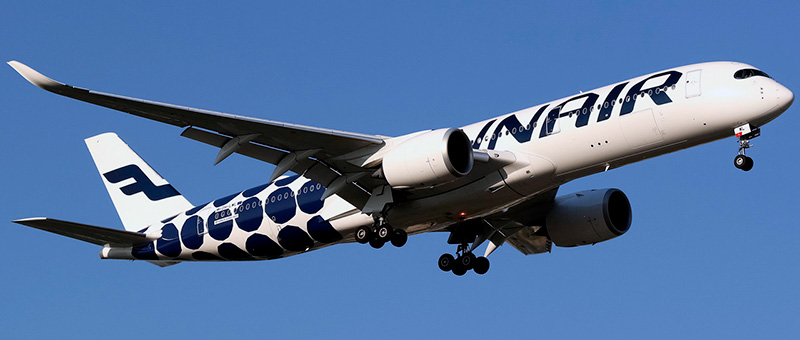 Airbus A350-900 Finnair. Photos and description of the plane