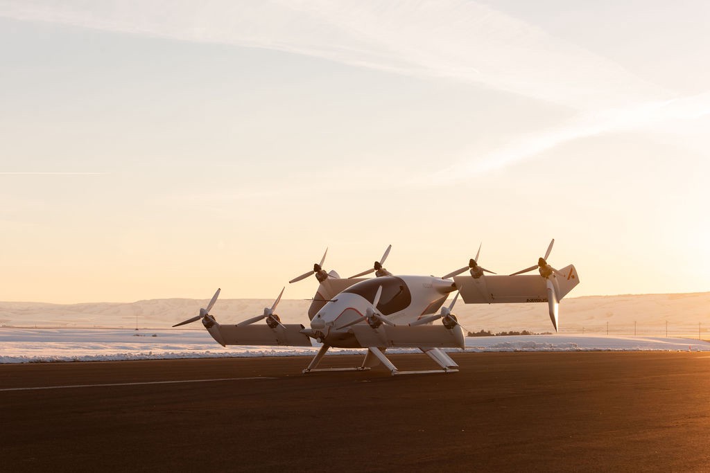 Airbus showed interior of the flying taxi