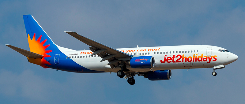 Boeing 737-800 Jet2Com. Photos and description of the plane