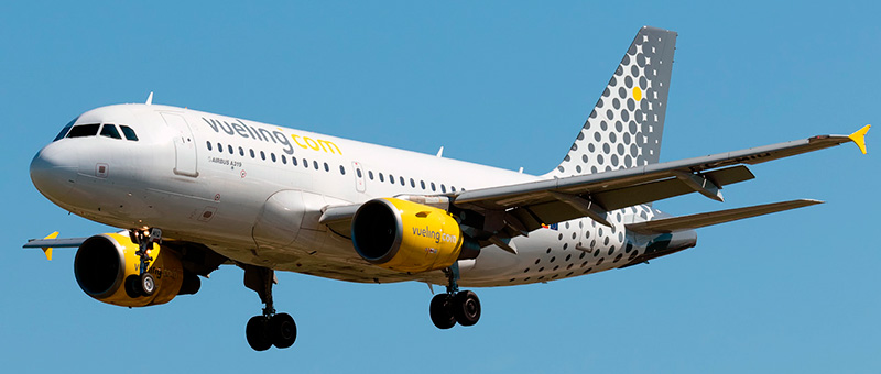 Airbus A319-100 Vueling. Photos and description of the plane