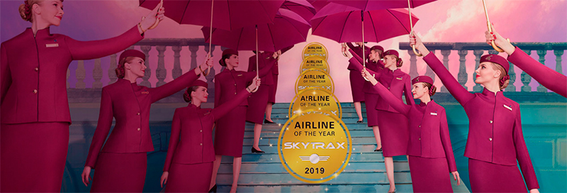 Rating of the best airline companies in the world 2019