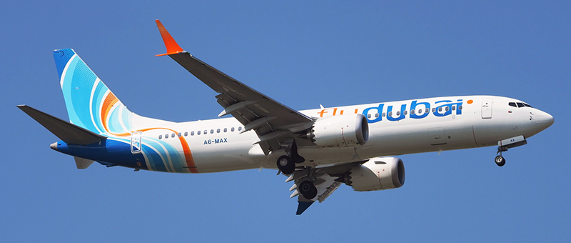 Boeing 737 Max 8 FlyDubai. Photos and description of the plane