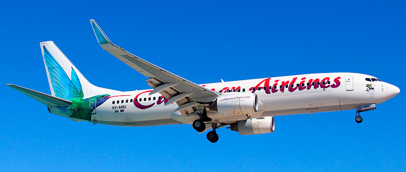 Boeing 737-800 Caribbean Airlines. Photos and description of the plane