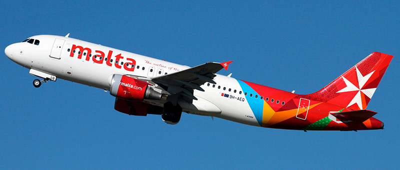 Airbus A320 Air Malta. Photos and description of the plane