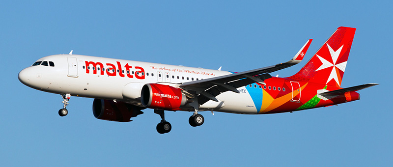 Airbus A320neo Air Malta. Photos and description of the plane